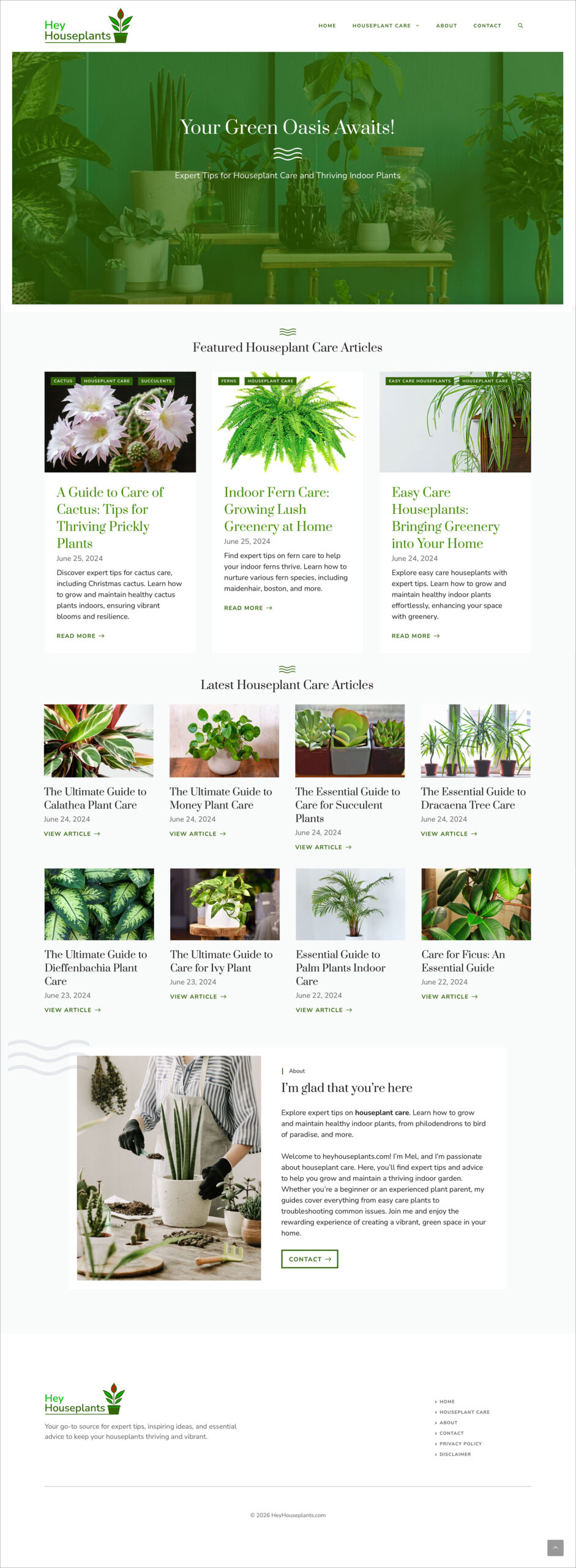 Heyhouseplants Website